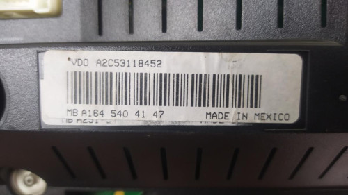 CUADRO INSTRUMENTOS Mercedes-Benz CLASE ML (BM 164) 