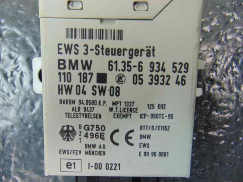  CENTRALITA INMOVILIZADOR BMW SERIE X3 (E83) 
