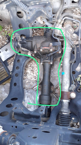 DIFERENCIAL DELANTERO TOYOTA LAND CRUISER (J12) 