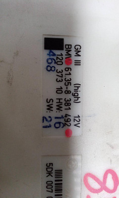 MODULO ELECTRONICO, BMW, SERIE 5 BERLINA (E39)