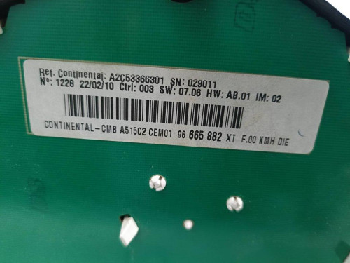 CUADRO INSTRUMENTOS CITROEN C3 