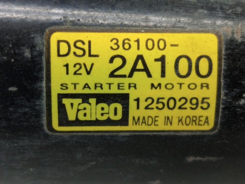 MOTOR ARRANQUE KIA CEED (ED) 