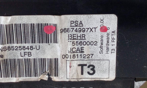  MANDO CLIMATIZADOR PEUGEOT 206 + 