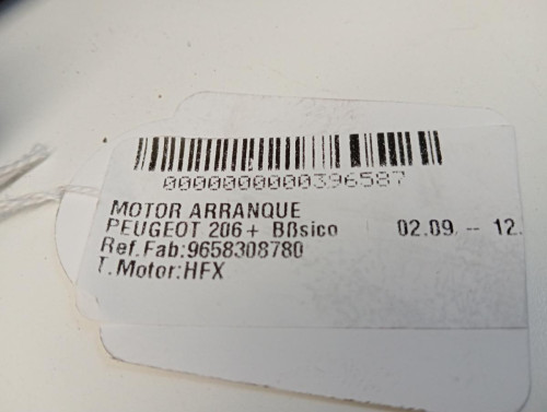  MOTOR ARRANQUE PEUGEOT 206 + 