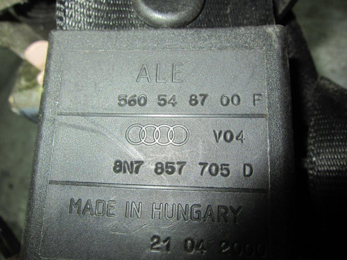 CINTURON SEGURIDAD DELANTERO IZQUIERDO Audi TT COUPE/ROADSTER (8N3/8N9) 
