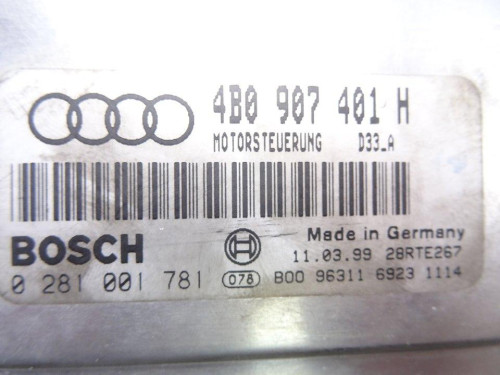  CENTRALITA MOTOR UCE AUDI A6 BERLINA (4B2) 