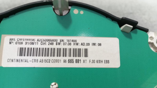 CUADRO INSTRUMENTOS, CITROEN, C3