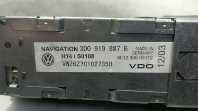 SISTEMA NAVEGACION GPS, VOLKSWAGEN, PHAETON (3D2/3D8)