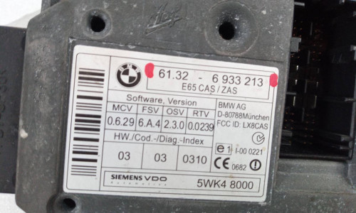 ANTIRROBO / LLAVE CONTACTO, BMW, SERIE 7 (E65/E66) 