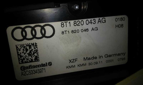 MANDO CLIMATIZADOR AUDI A4 AVANT (8K5) 