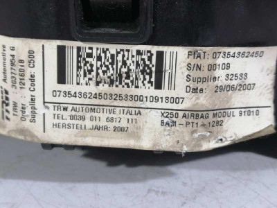 AIRBAG DELANTERO IZQUIERDO, CITROEN, JUMPER FURGON GRAN VOLUMEN