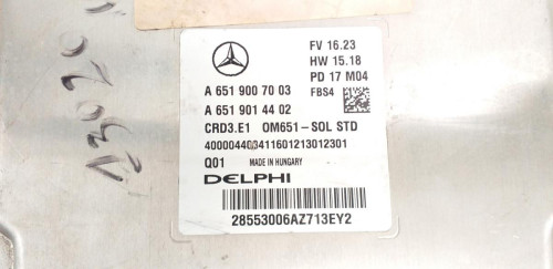  CENTRALITA MOTOR UCE Mercedes-Benz CLASE A (BM 176) 