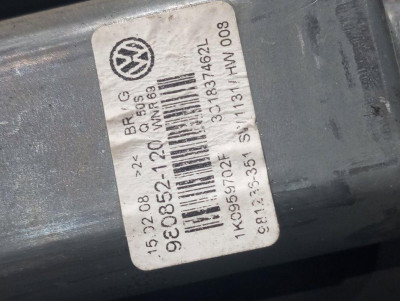 ELEVALUNAS DELANTERO DERECHO, VOLKSWAGEN, PASSAT BERLINA (3C2)