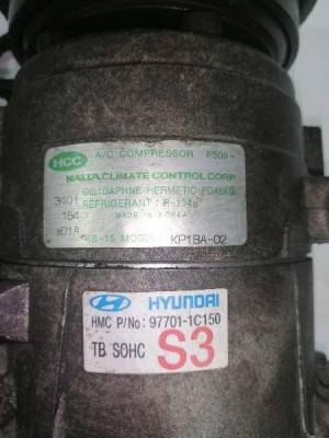 COMPRESOR AIRE ACONDICIONADO, HYUNDAI, GETZ (TB)