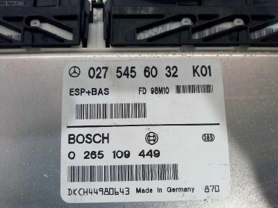 UNIDAD DE CONTROL, MERCEDES-BENZ, CLASE A (BM 168)