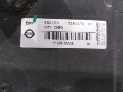 ELECTROVENTILADOR, NISSAN, MICRA (K14)