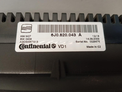 MANDO CLIMATIZADOR, SEAT, IBIZA BERLINA (6J5)