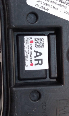 CUADRO INSTRUMENTOS, OPEL, CORSA D