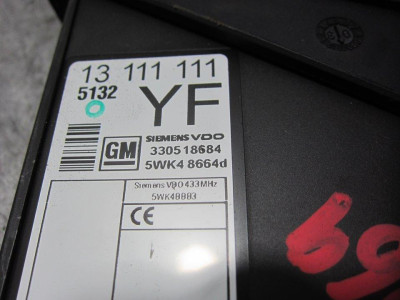 MODULO ELECTRONICO, OPEL, MERIVA