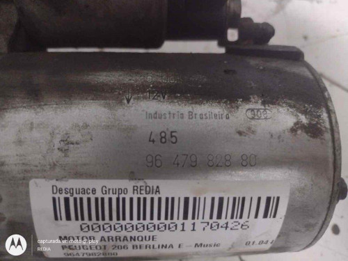  MOTOR ARRANQUE Peugeot 206 
