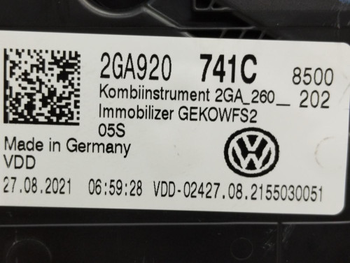  CUADRO INSTRUMENTOS VOLKSWAGEN T-ROC (D11) 