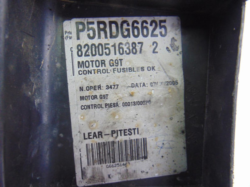  CAJA RELES / FUSIBLES, RENAULT, VEL SATIS (BJ0) 