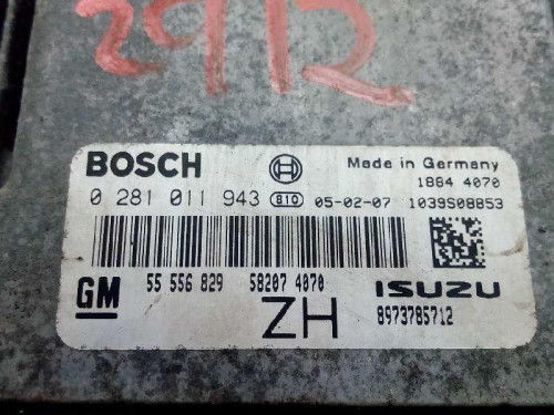  CENTRALITA MOTOR UCE OPEL ASTRA H BERLINA 