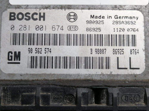  CENTRALITA MOTOR UCE OPEL ASTRA G BERLINA 