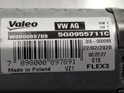 MOTOR LIMPIA TRASERO, VOLKSWAGEN, GOLF VII BERLINA (BQ1/BE2)