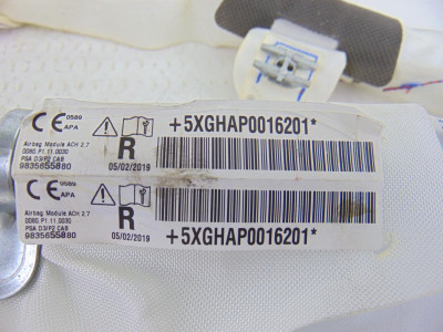 AIRBAG CORTINA DELANTERO DERECHO