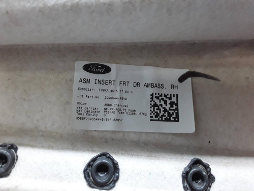 GUARNECIDO PUERTA DELANTERA DERECHA FORD C-MAX (CB7) 