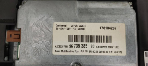 CUADRO INSTRUMENTOS Citroen C4 PICASSO 