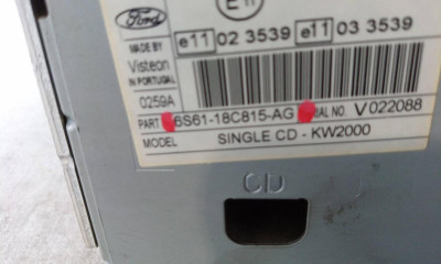 SISTEMA AUDIO / RADIO CD, FORD, FOCUS BERLINA (CAP)
