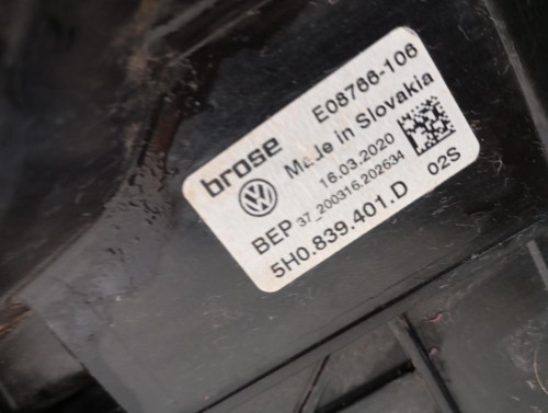 ELEVALUNAS TRASERO IZQUIERDO Volkswagen GOLF VIII BERLINA (CD1) 