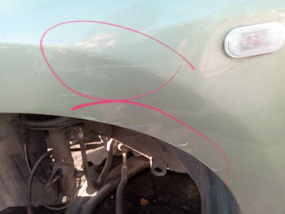 ALETA DELANTERA IZQUIERDA, NISSAN, TIIDA (C11X/SC11X)