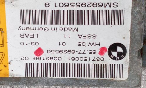  CENTRALITA AIRBAG BMW SERIE 7 (E65/E66) 