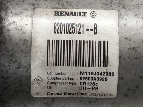  COMPRESOR AIRE ACONDICIONADO DACIA LOGAN MCV II FAMILIAR 