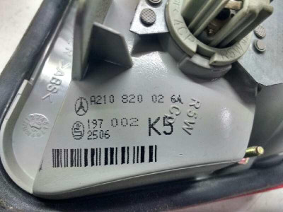 PILOTO TRASERO DERECHO, MERCEDES-BENZ, CLASE E (BM 210) BERLINA