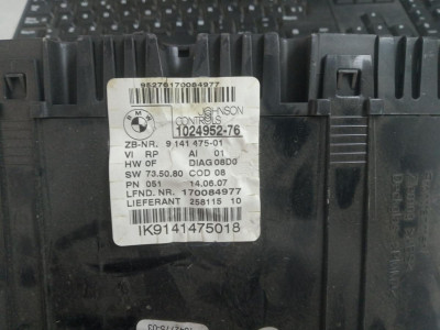 CUADRO INSTRUMENTOS, BMW, SERIE 1 BERLINA (E81/E87)