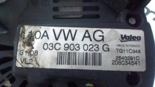  ALTERNADOR VOLKSWAGEN GOLF V (1K1)(10.2003) 