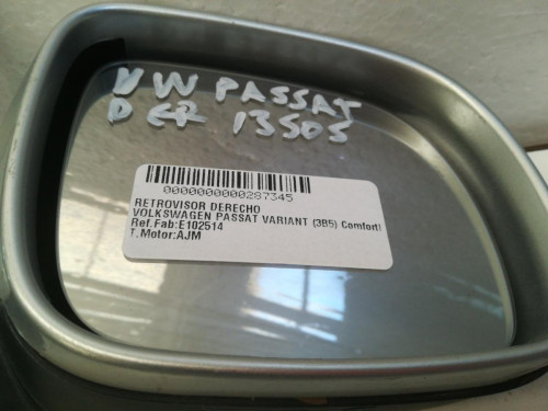  RETROVISOR DERECHO Volkswagen PASSAT VARIANT (3B5) 
