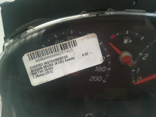  CUADRO INSTRUMENTOS NISSAN MICRA (K12E) 