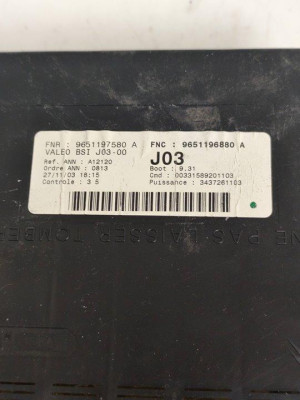 CAJA RELES / FUSIBLES, PEUGEOT, 307 BREAK / SW (S1)(04.2002)