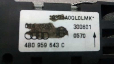 SENSOR DE IMPACTO, AUDI, A4 BERLINA (B5)