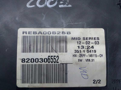 CUADRO INSTRUMENTOS, RENAULT, MEGANE II BERLINA 5P