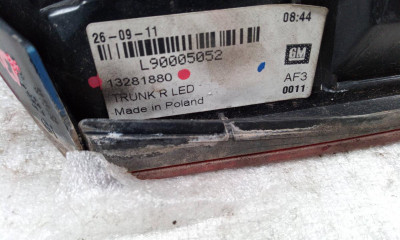 PILOTO TRASERO DERECHO INTERIOR, OPEL, ASTRA J GTC