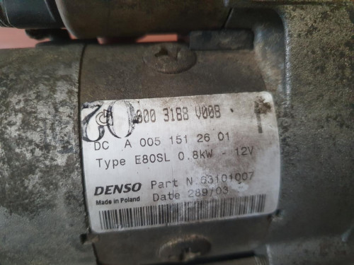 MOTOR ARRANQUE SMART FORTWO COUPE 