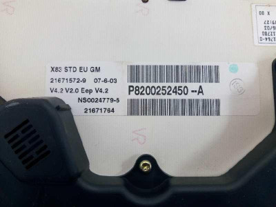CUADRO INSTRUMENTOS, OPEL, VIVARO