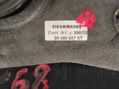 RETROVISOR DERECHO, Peugeot, 206