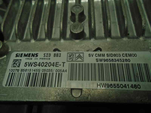  CENTRALITA MOTOR UCE PEUGEOT 407 SW 